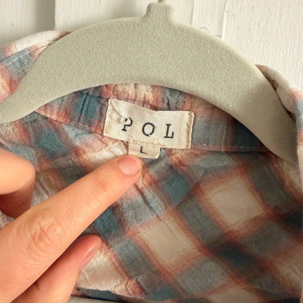POL Multicolor Plaid Shirt - Picture 5 of 7